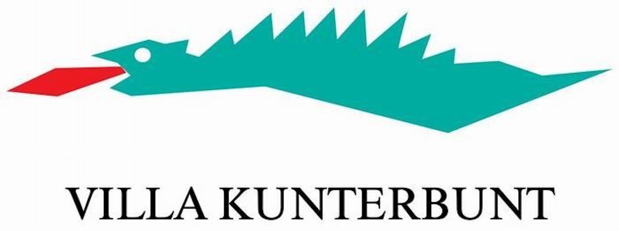 Das Logo der Villa Kunterbunt, ein beschützender Drachen