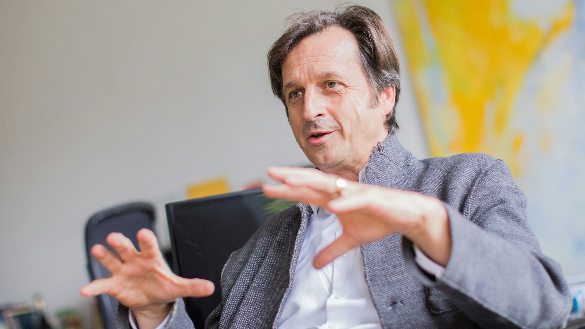 Stephan Grünewald, Leiter des Kölner „rheingold“-Instituts, aufgenommen am 07.09.2017 in Köln