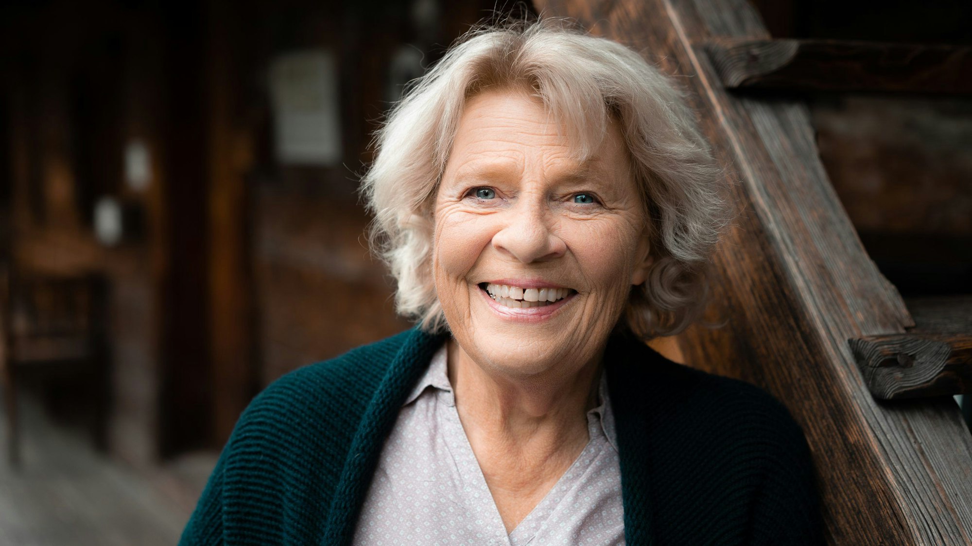 Die Schauspielerin Christiane Blumhoff