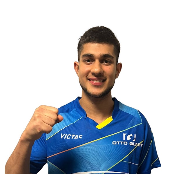 Kanak Jha neuer Spieler TTC Schwalbe Bergneustadt.