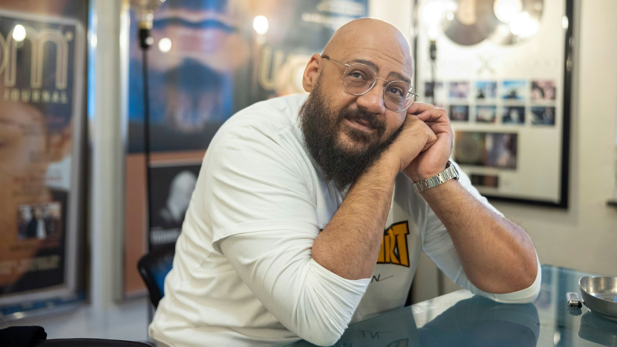 Moses Pelham, Musiker und Produzent, bei einem dpa-Interview.