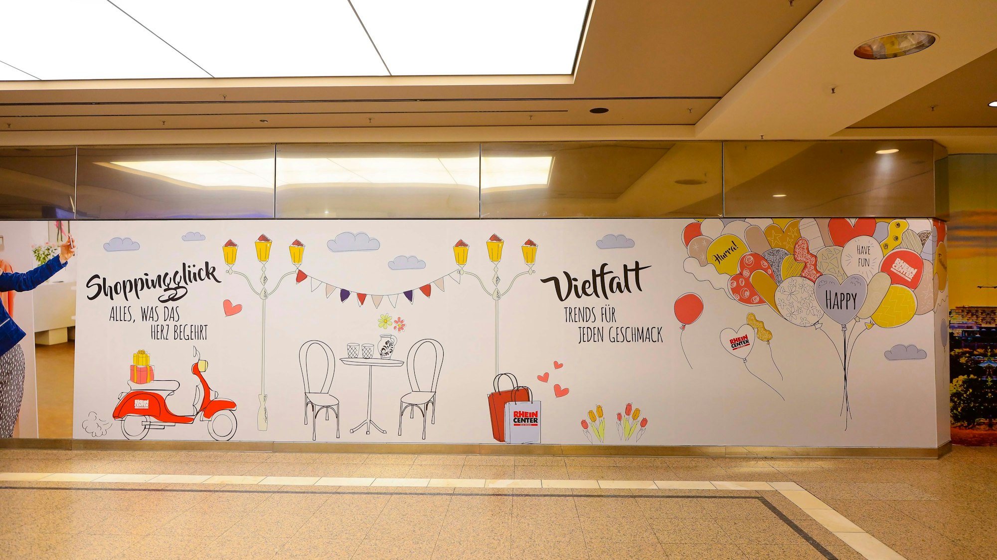 06.11.2023, Köln:Situation im Rheincenter. Foto:Dirk Borm