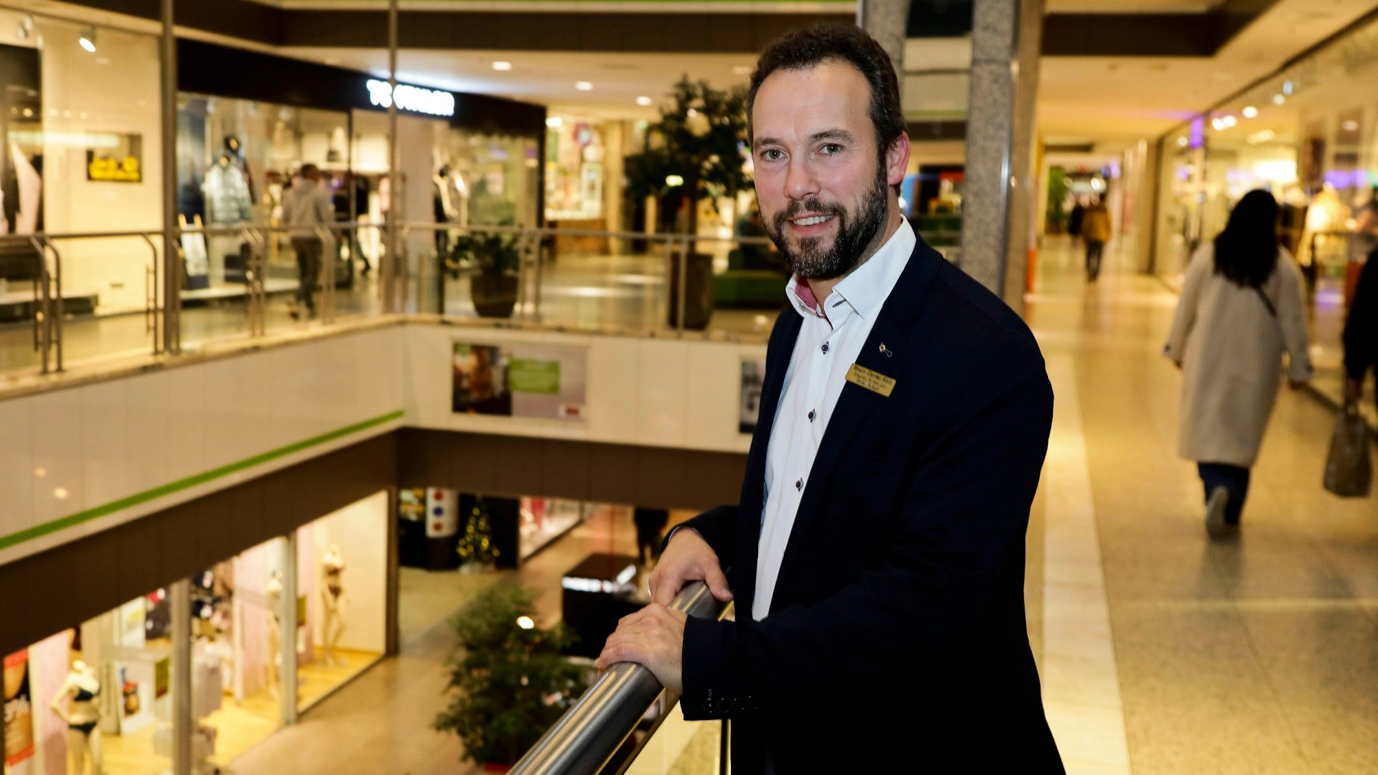 06.11.2023, Köln: Center Manager Stephan Antwerpen.Situation im Rheincenter. Foto:Dirk Borm