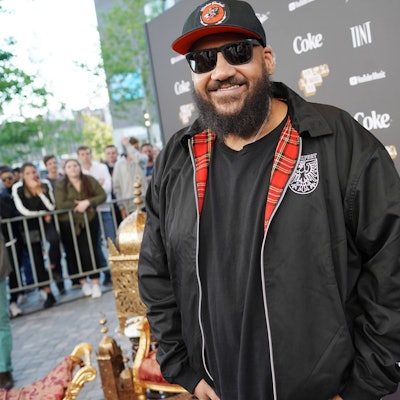 Moses Pelham bei einer Preisverleihung.