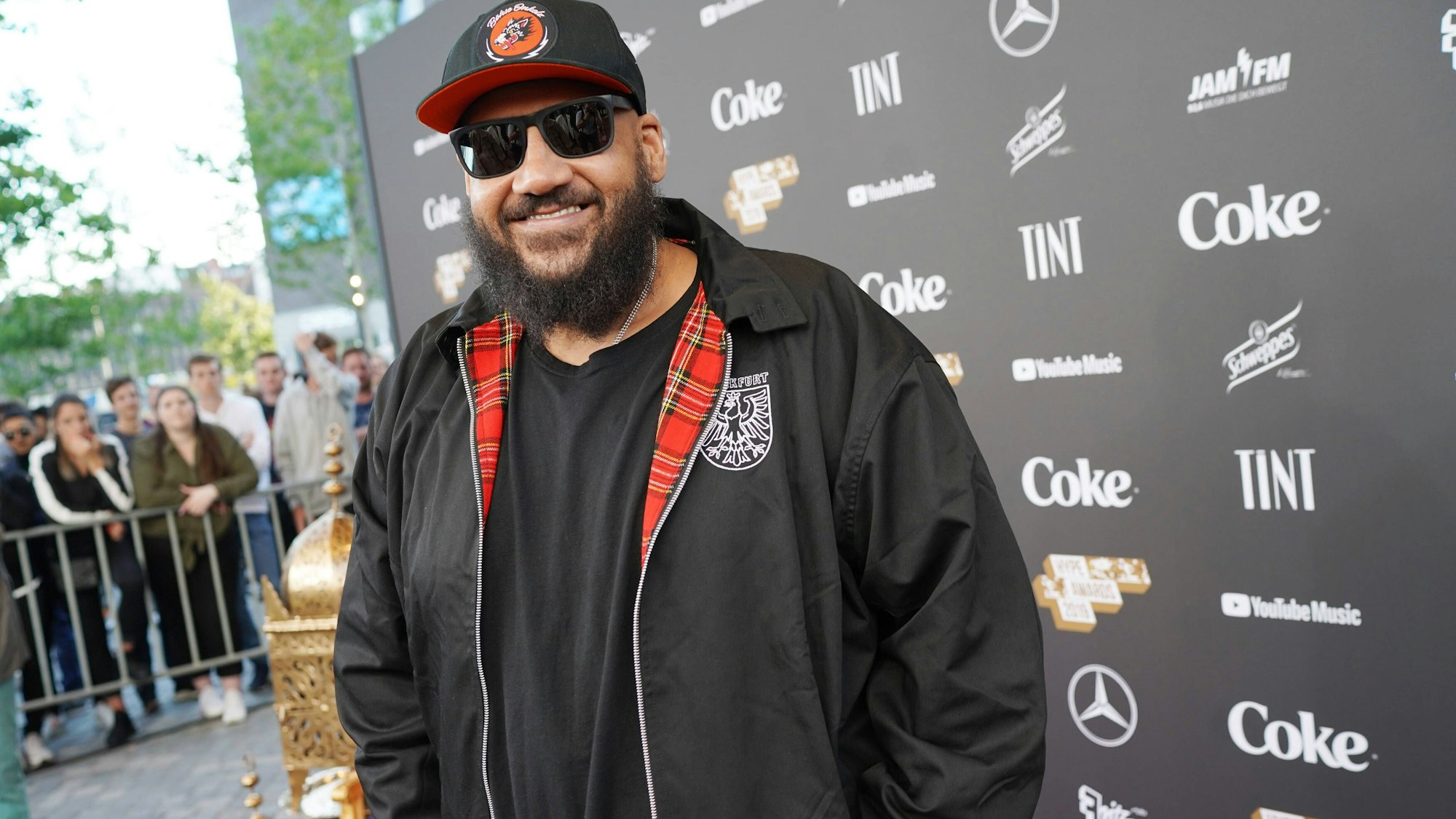 Moses Pelham bei einer Preisverleihung.