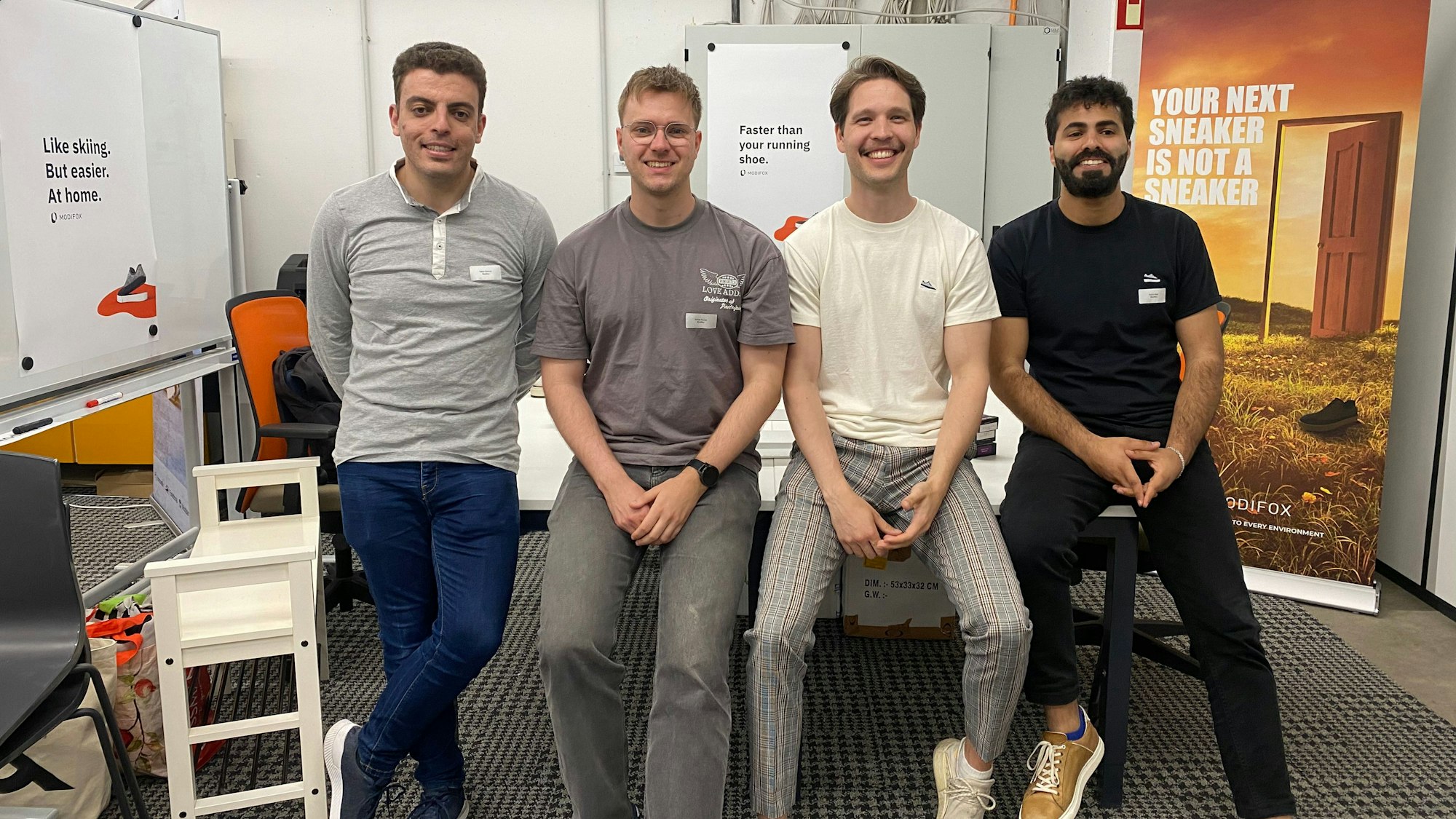Das Vierer-Team von Modifox