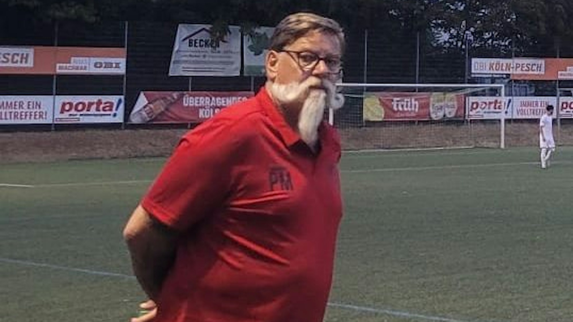 Das Markenzeichen von Peter Mauß ist der markante Bart.