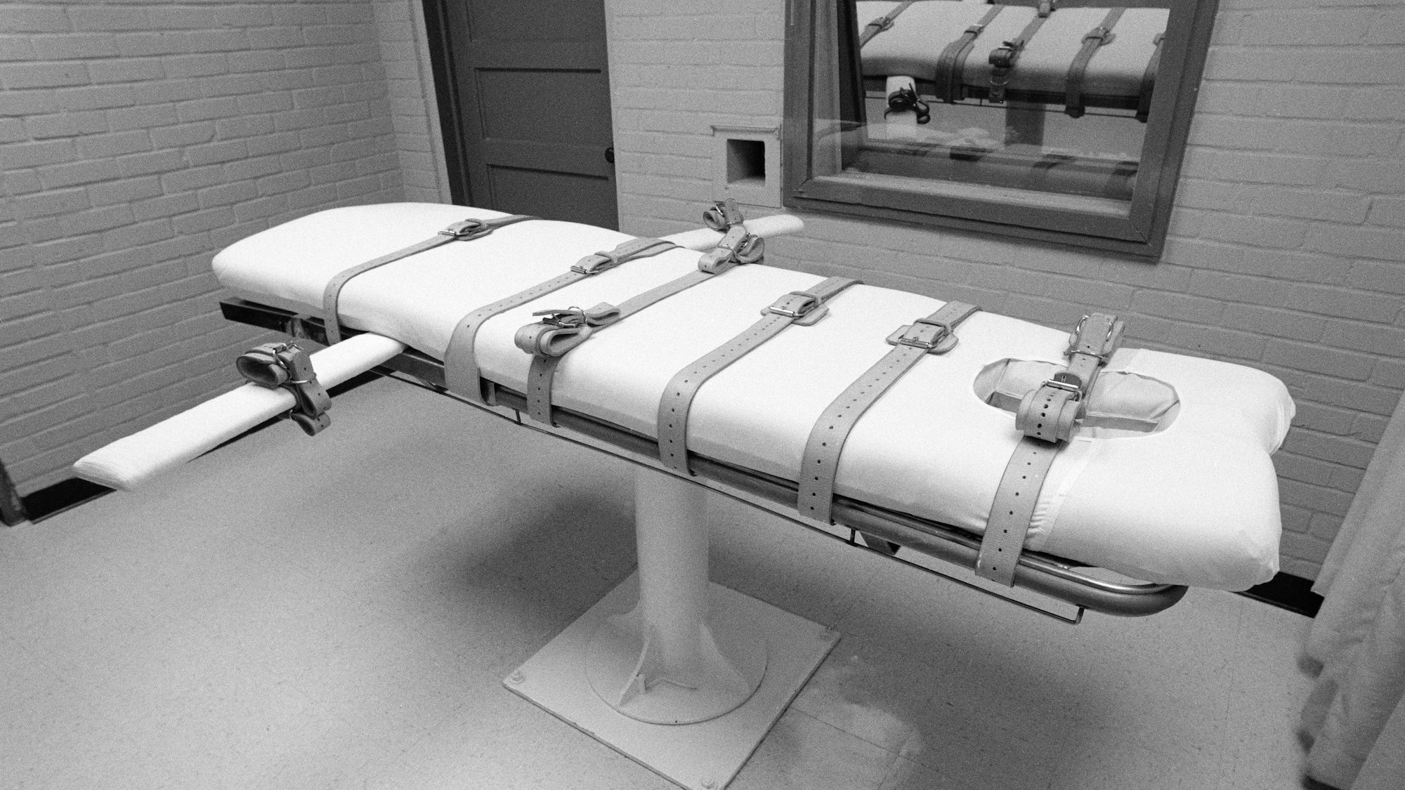 Todeskammer in Huntsville, Texas.