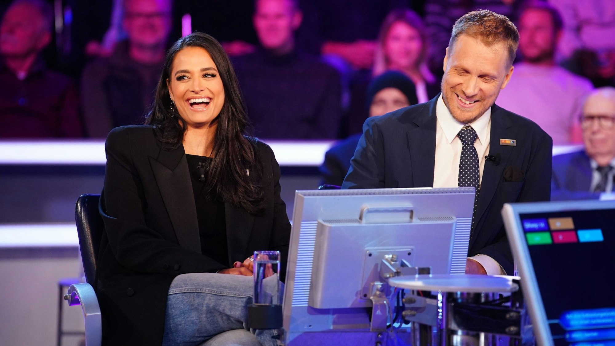 Amira und Oliver Pocher in der bislang letzten WWM-Show.