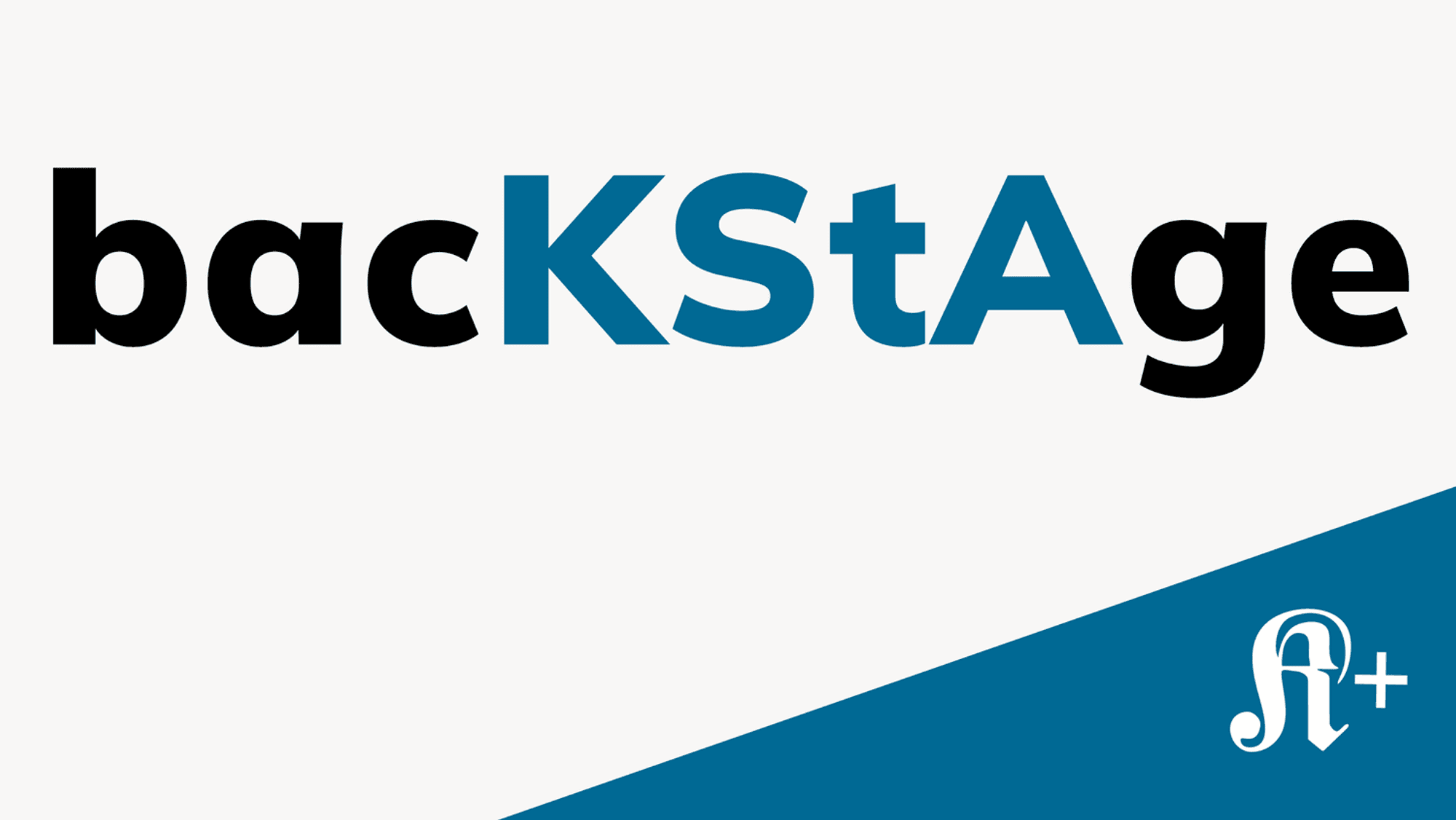 Das KStA-PLUS-Logo und der Schriftzug BacKStAge