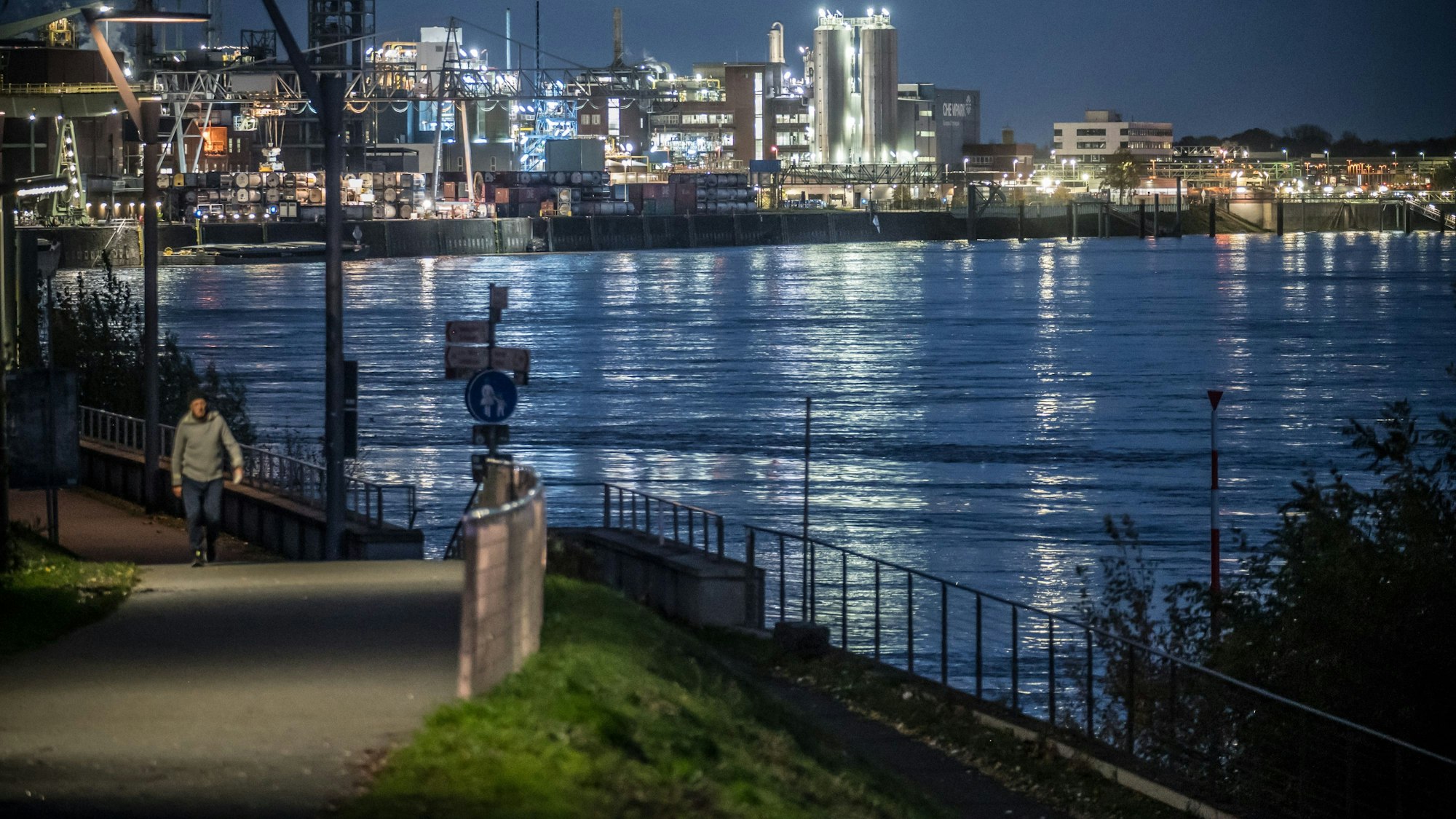 An der wacht am Rhein: Rheinuferweg. Bild: Ralf Krieger