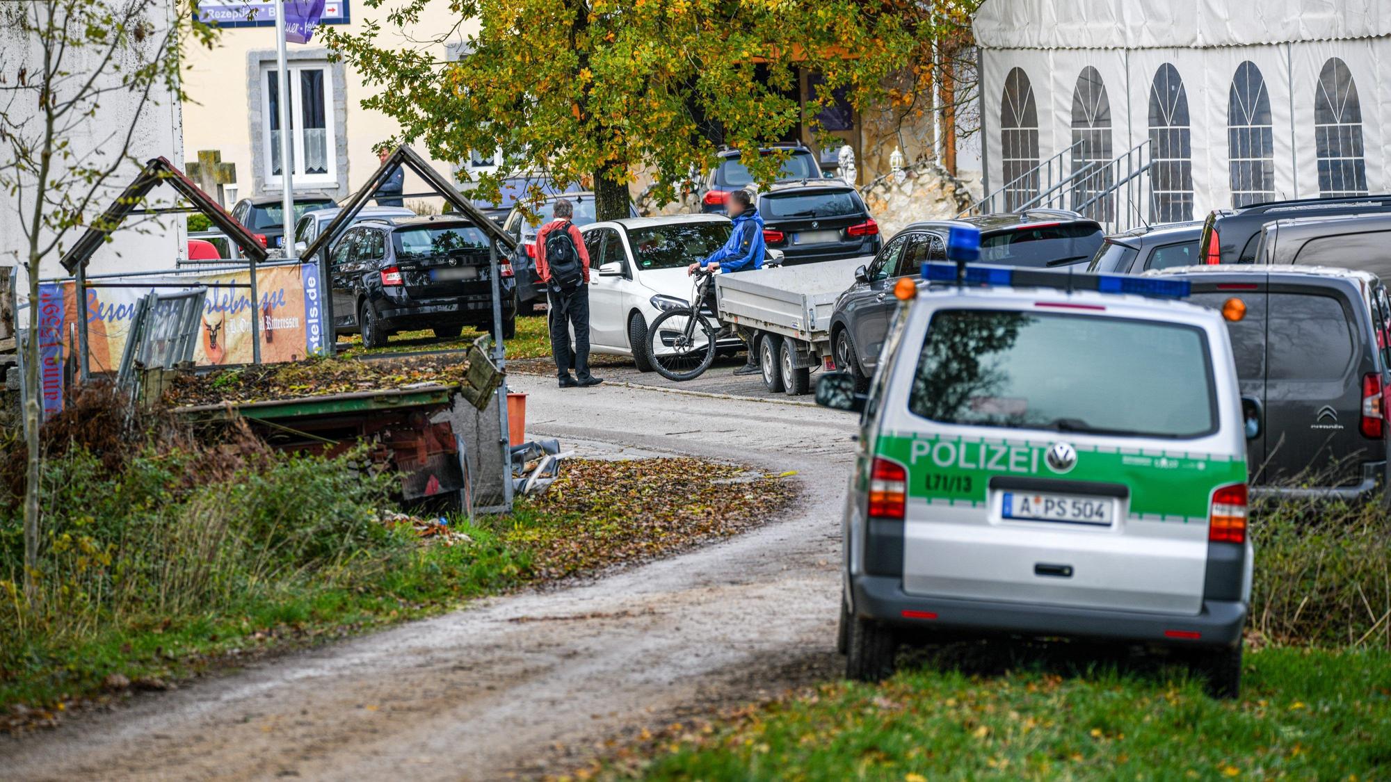 Wemding in Bayern, am 18. November 2023: Nach Einschätzung des Bayerischen Landesamtes für Verfassungsschutz gab es am Wochenende eines „der größten Treffen“ von sogenannten „Reichsbürgern“ in Deutschland.