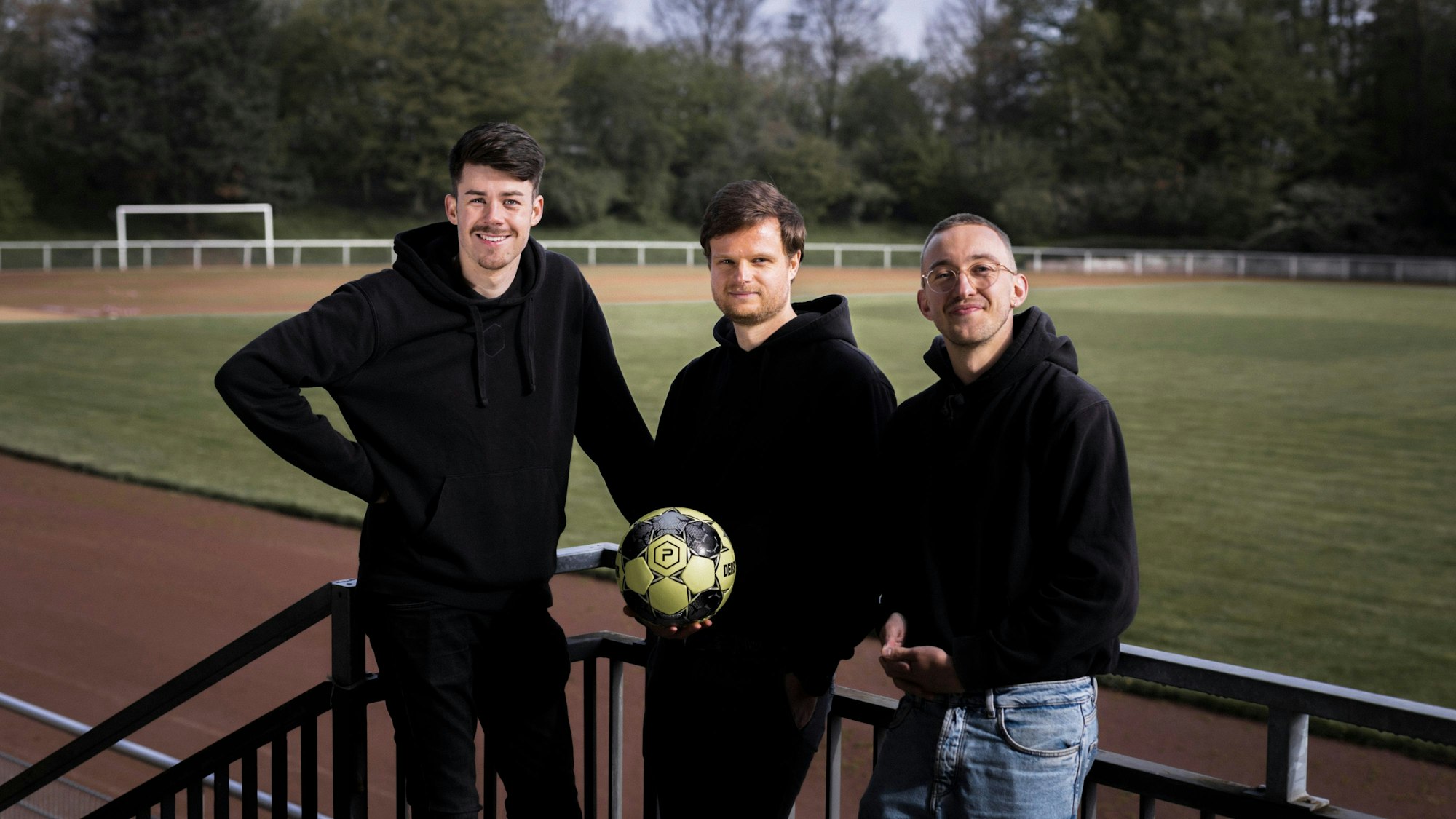 Die Gründer von Prematch (Start-up aus Köln) von links: Lukas Röhle, Fiete Grünter, Lukas Brackmann