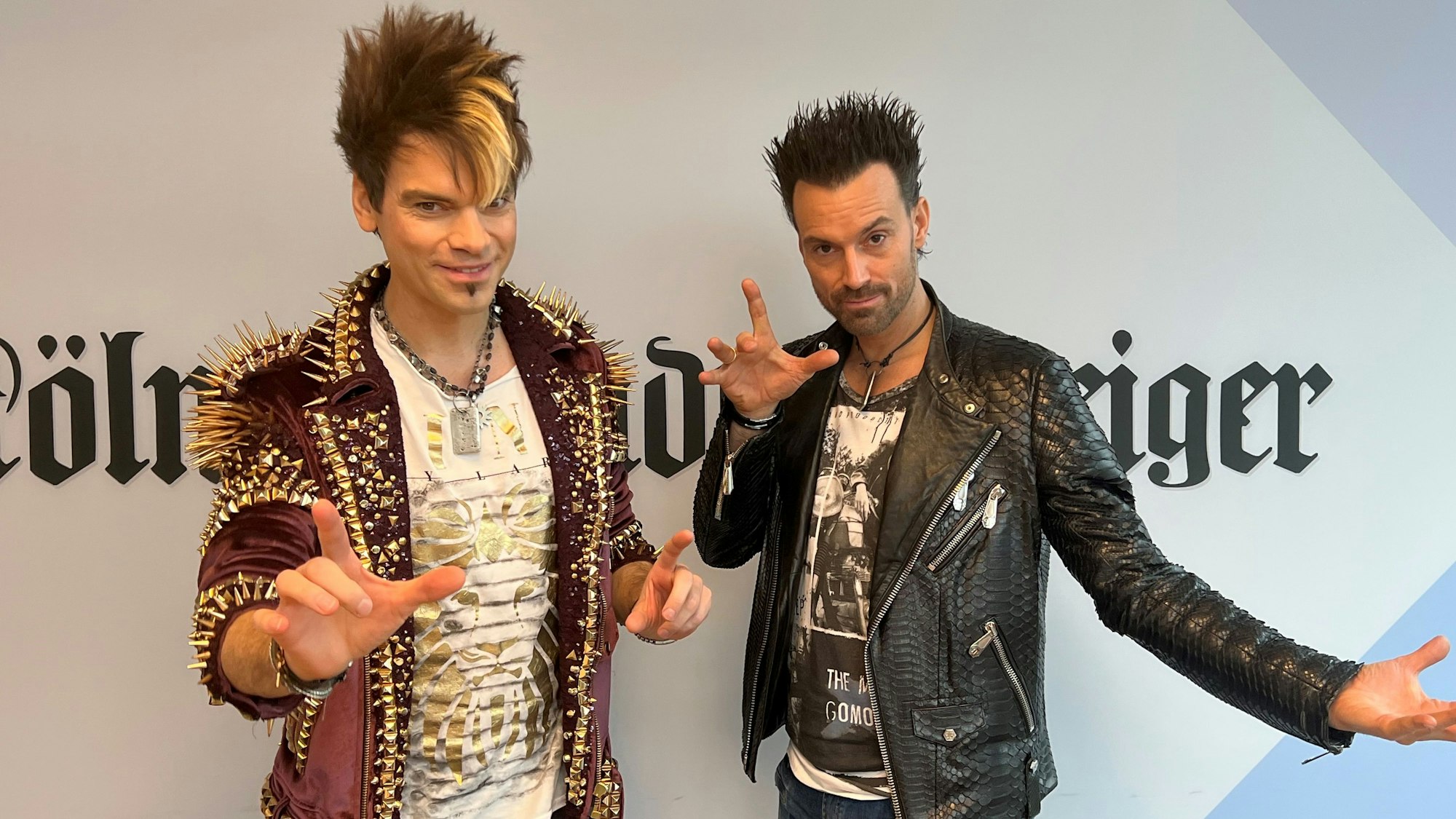 Die Ehrlich Brothers in den Redaktionsräumen des Kölner Stadt-Anzeiger