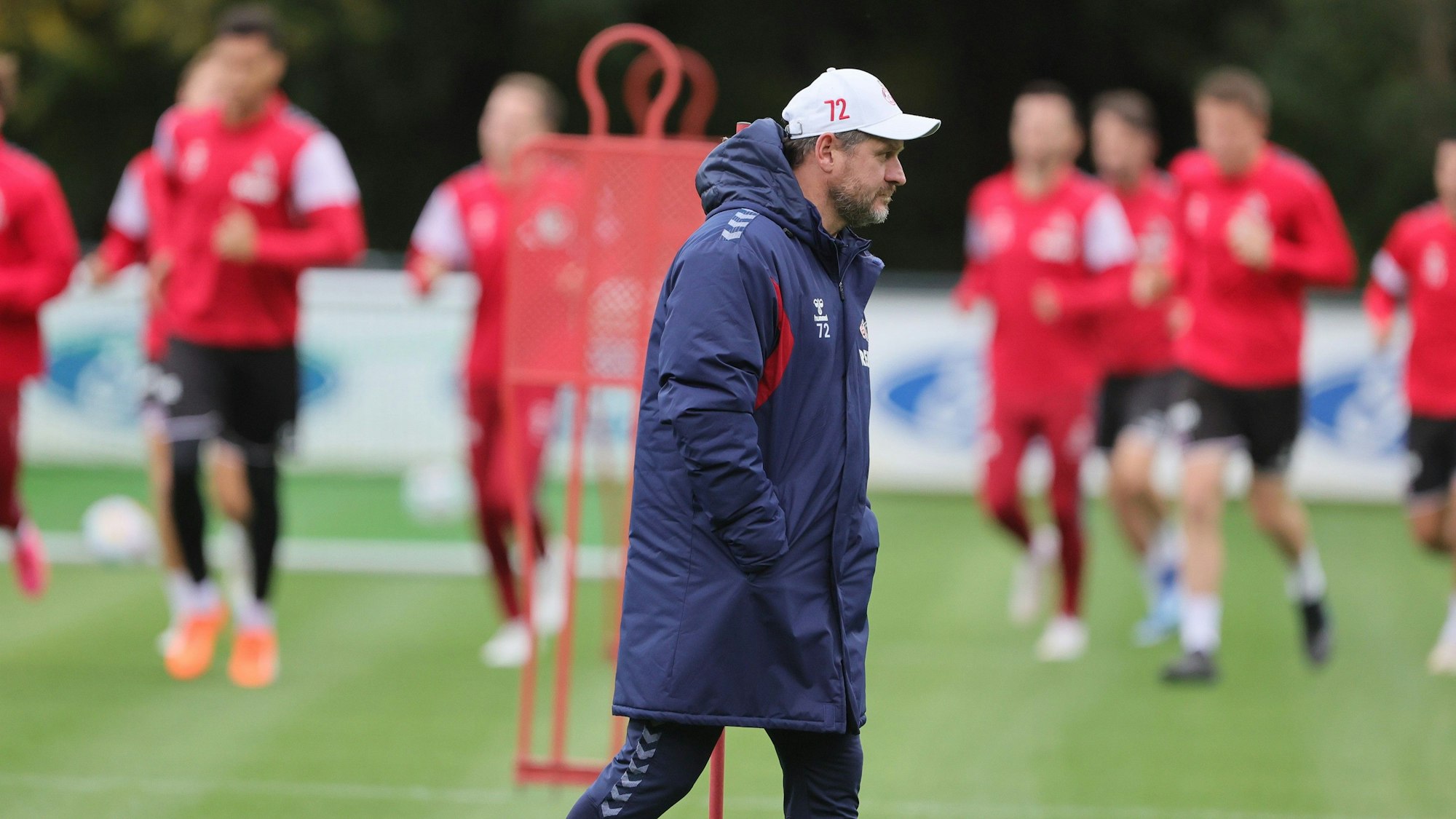 1. FC Köln, Training, Steffen Baumgart (1. FC Köln), 30.10.2023, Bild: Herbert Bucco