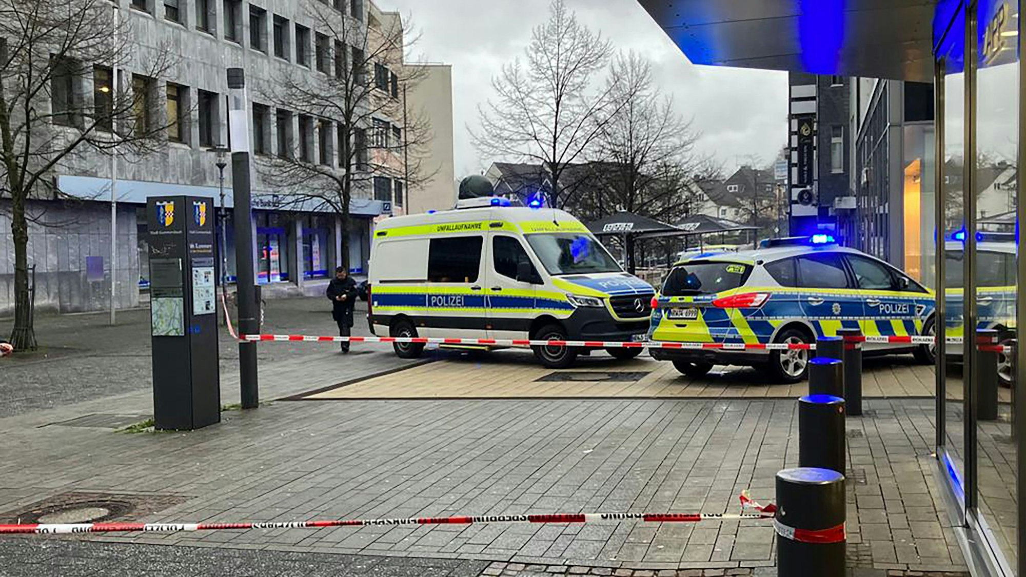 Ein Foto des Tatorts.