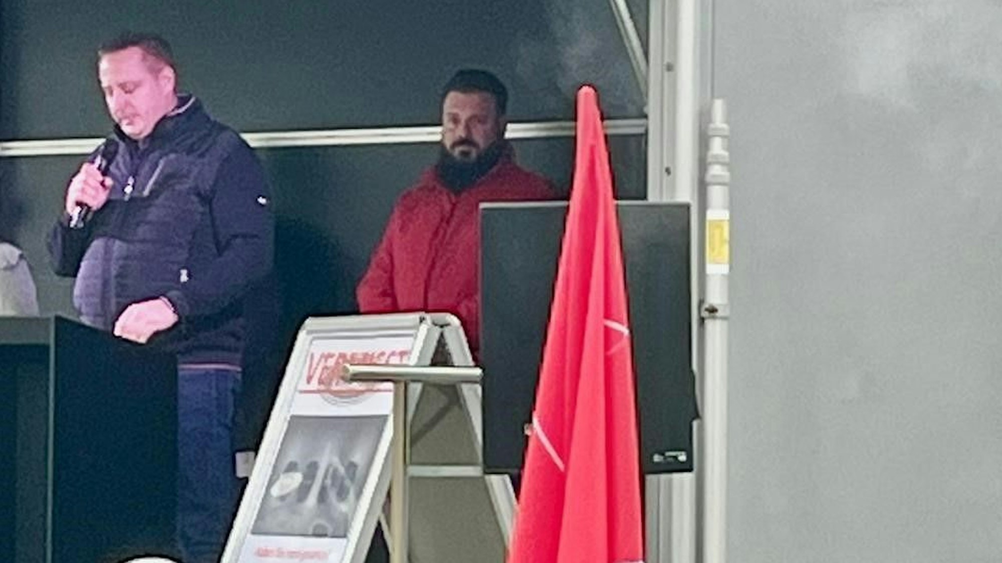 Betriebsversammlung bei Ford in Köln am 21.11.2023