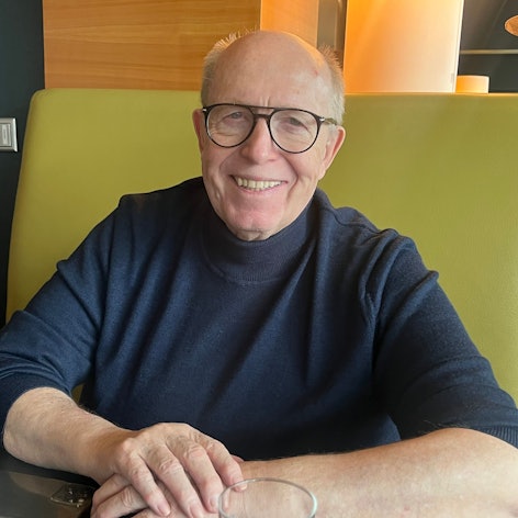 Reiner Calmund während des Interviews mit dem „Kölner Stadt-Anzeiger“ im Hotel Dorint am Gürzenich