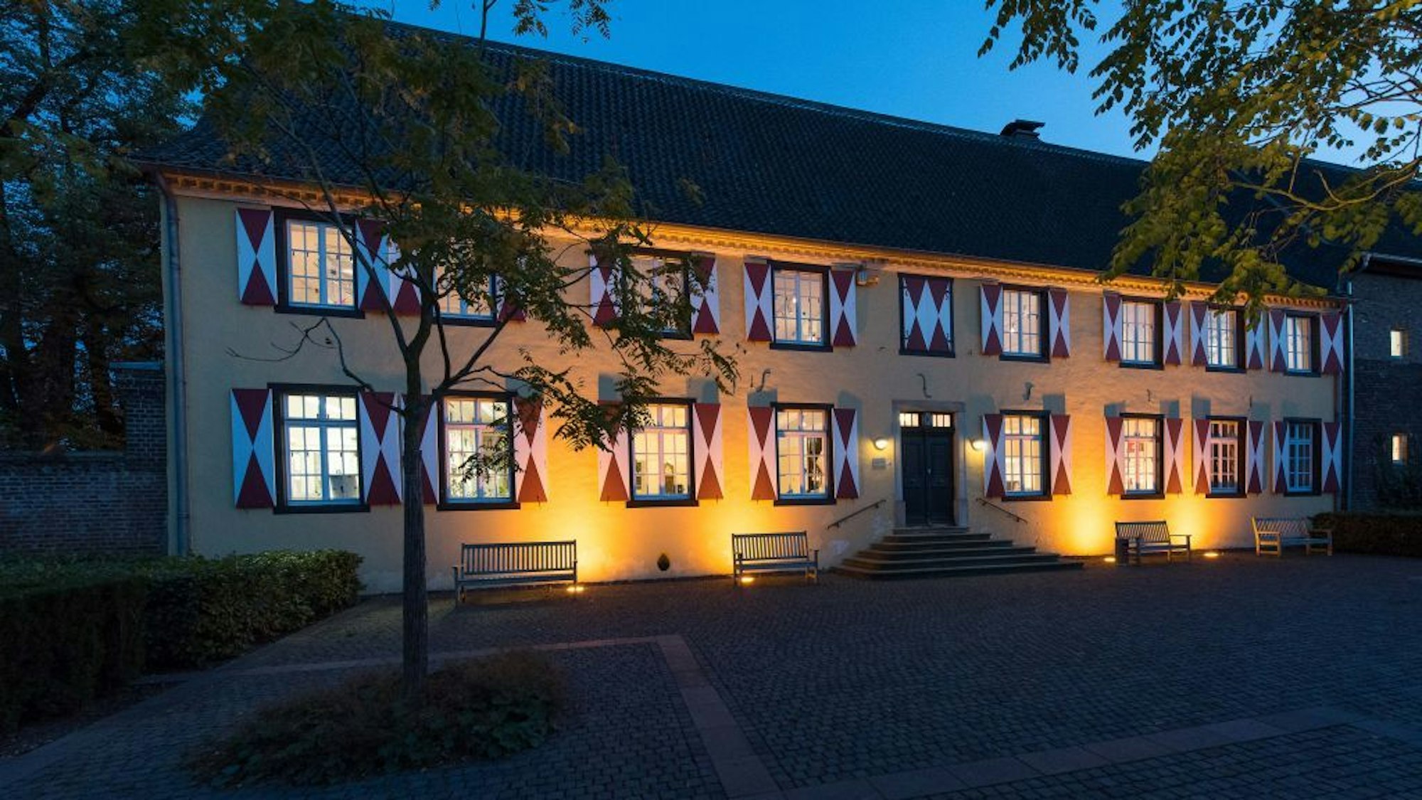 Altes Schlossgebäude in Zons.