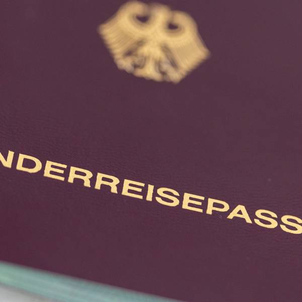 Foto eines Kinderreisepasses