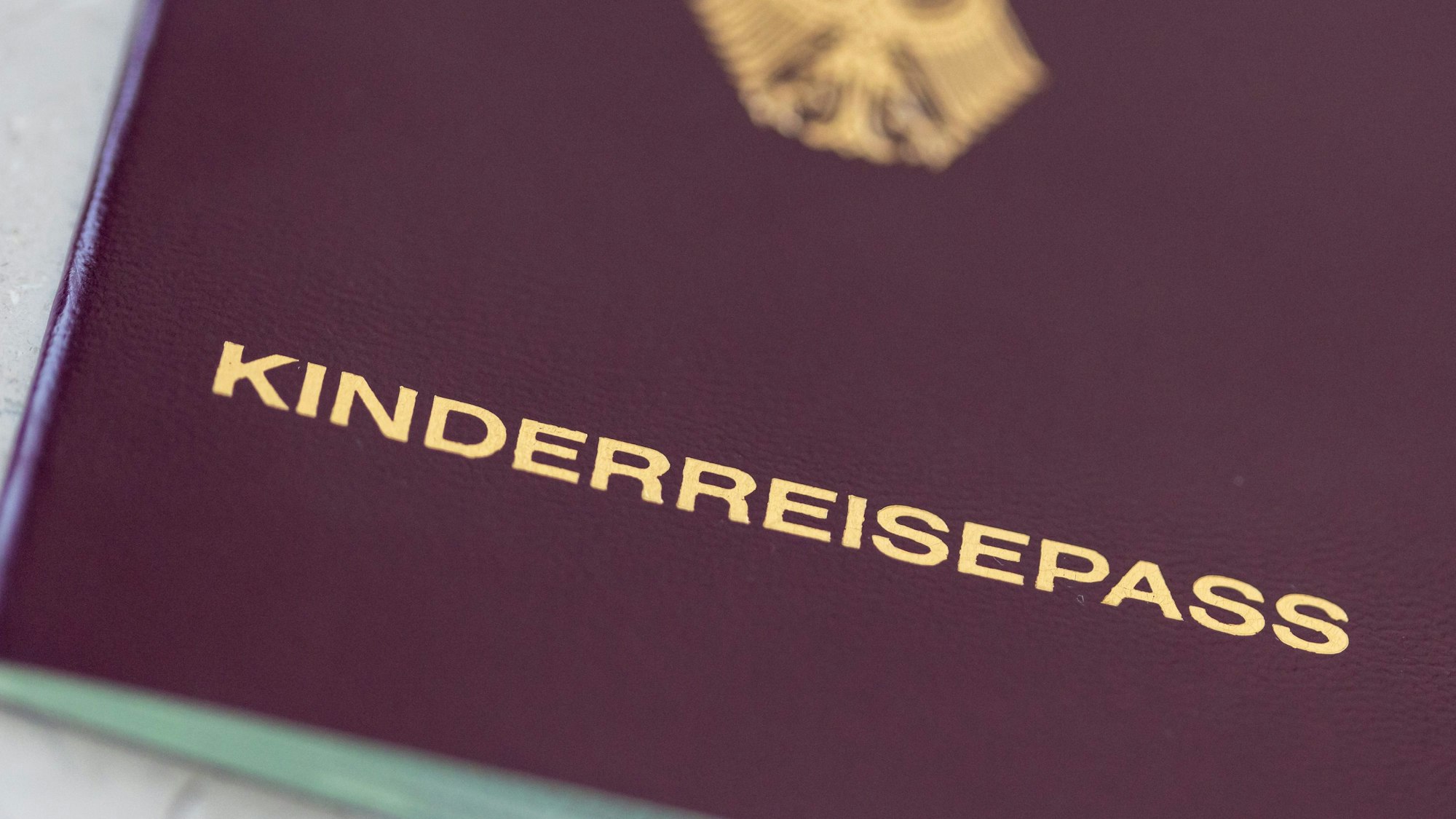 Foto eines Kinderreisepasses
