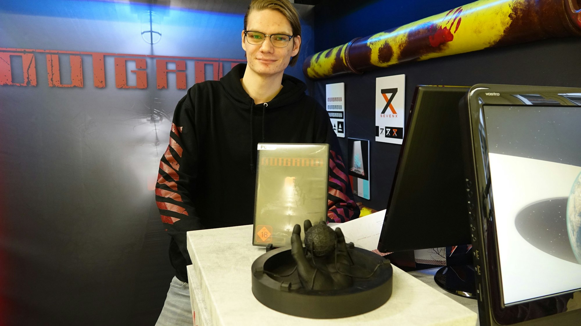 Niels Wieching hat ein Horror-Videospiel entworfen und gestaltet.