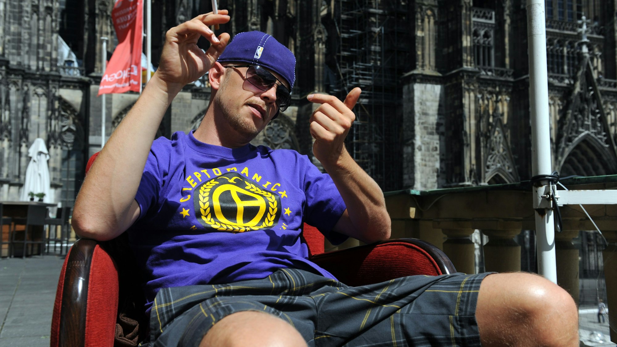 Jan Delay im Jahr 2009, bei seinem ersten Interview für den Kölner Stadt-Anzeiger.