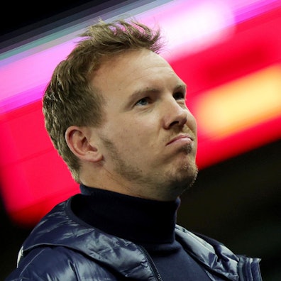 Stark gestartet, hart gelandet: Julian Nagelsmann wirkte am Dienstagabend in Wien schwer getroffen.