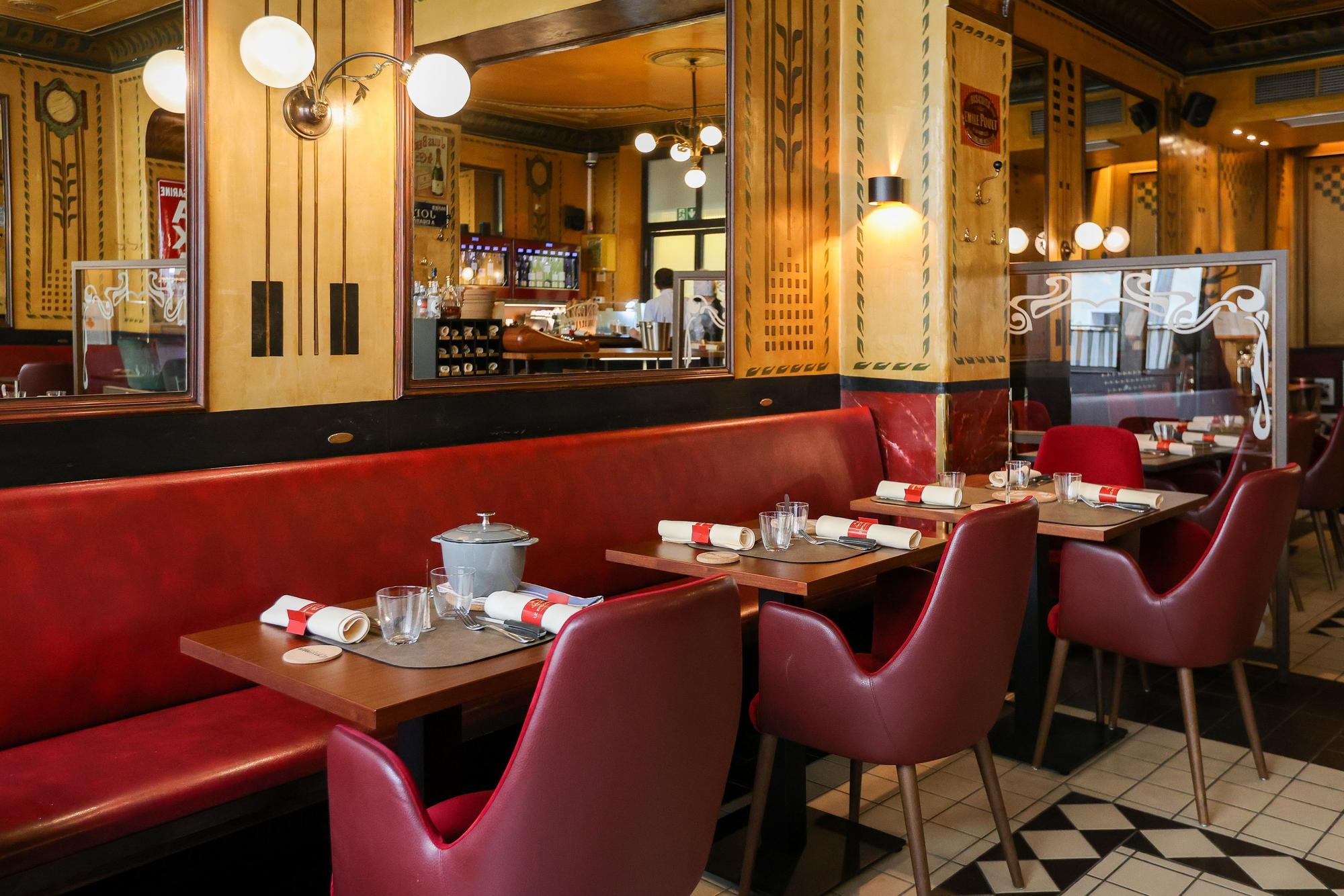 Das "Le Moissonnier Bistro" von innen