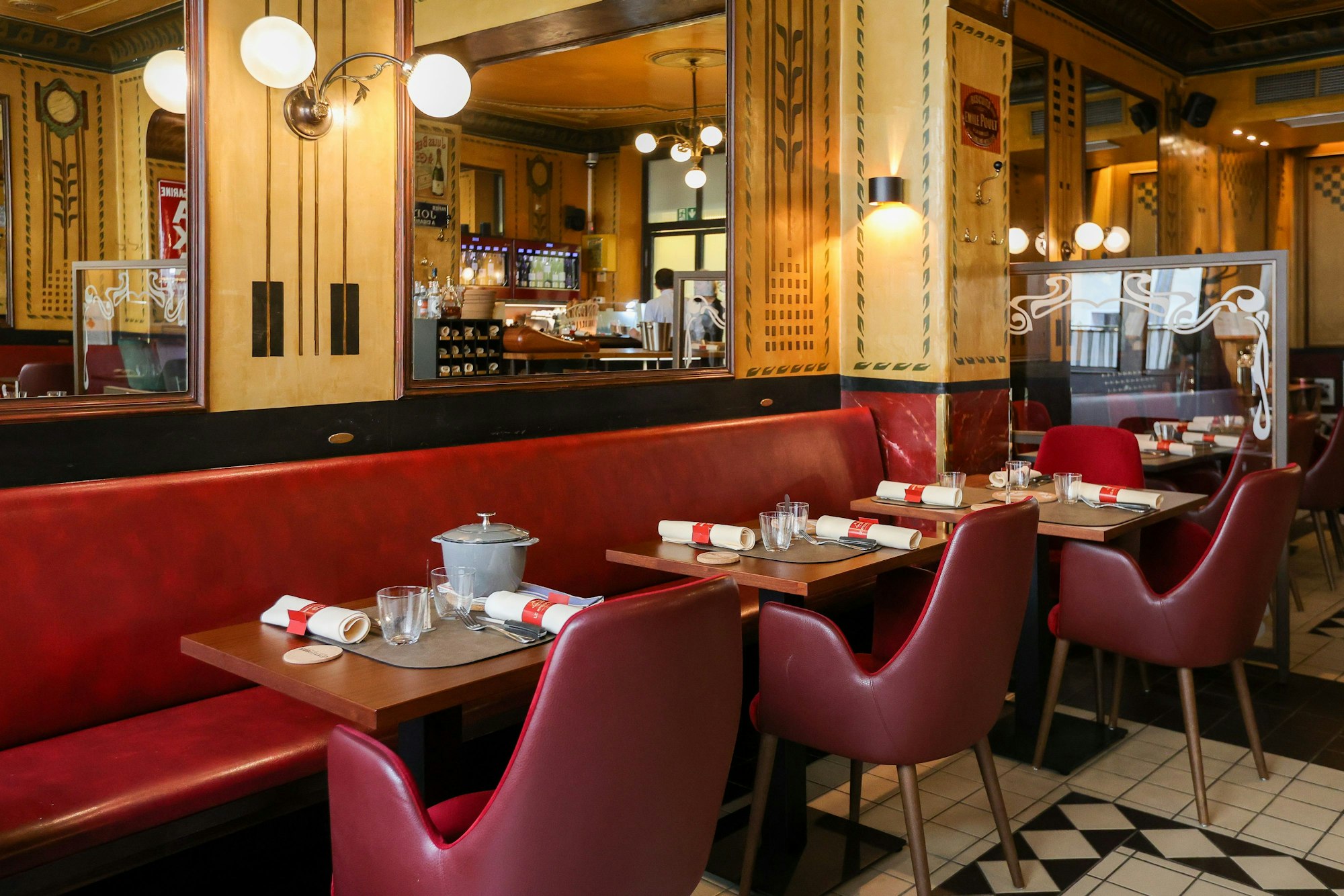 Das "Le Moissonnier Bistro" von innen