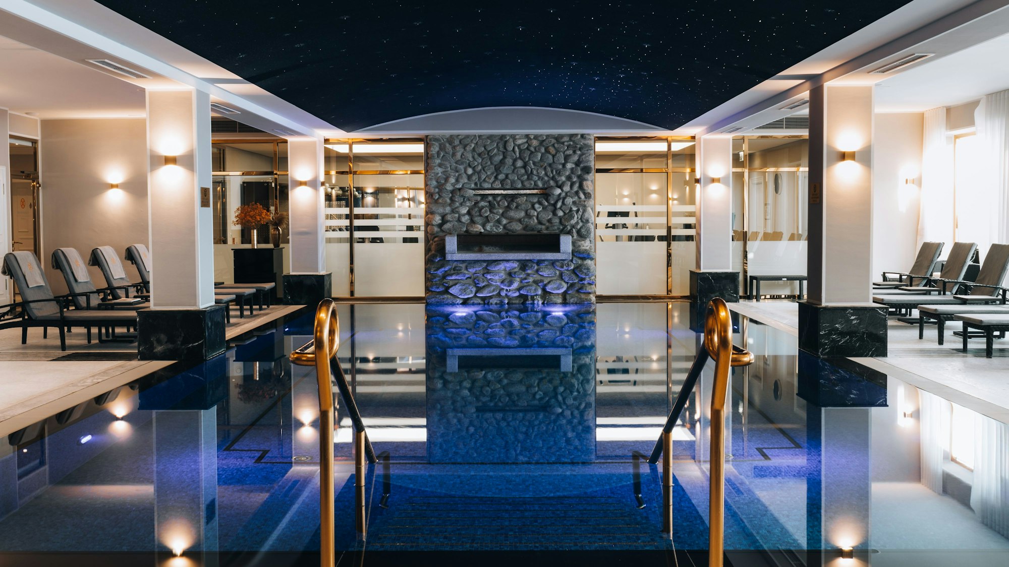 Der Wellness-Bereich Schloss Bensberg.