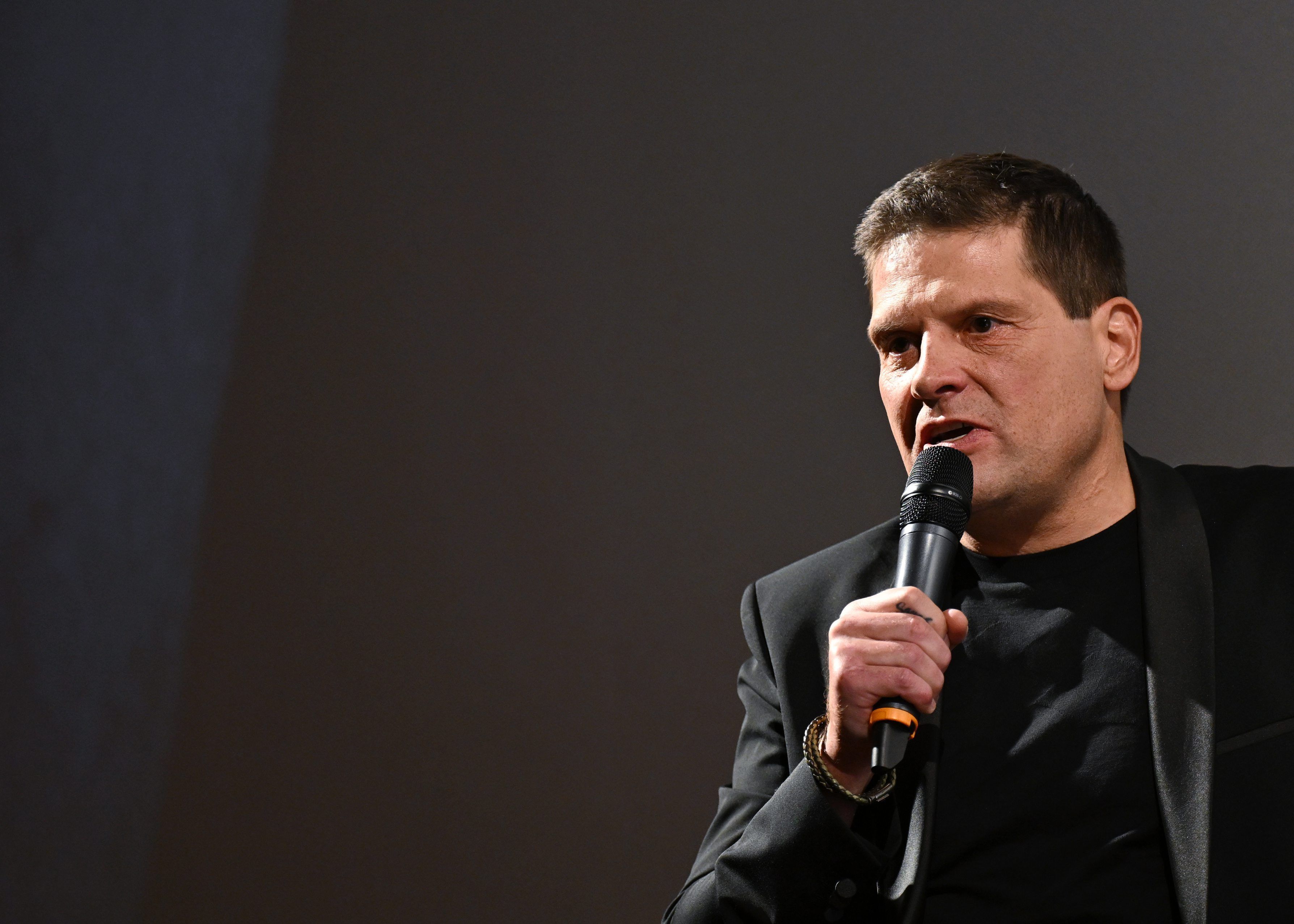 Der ehemalige Radprofi Jan Ullrich spricht nach der Vorstellung seiner Dokumentation