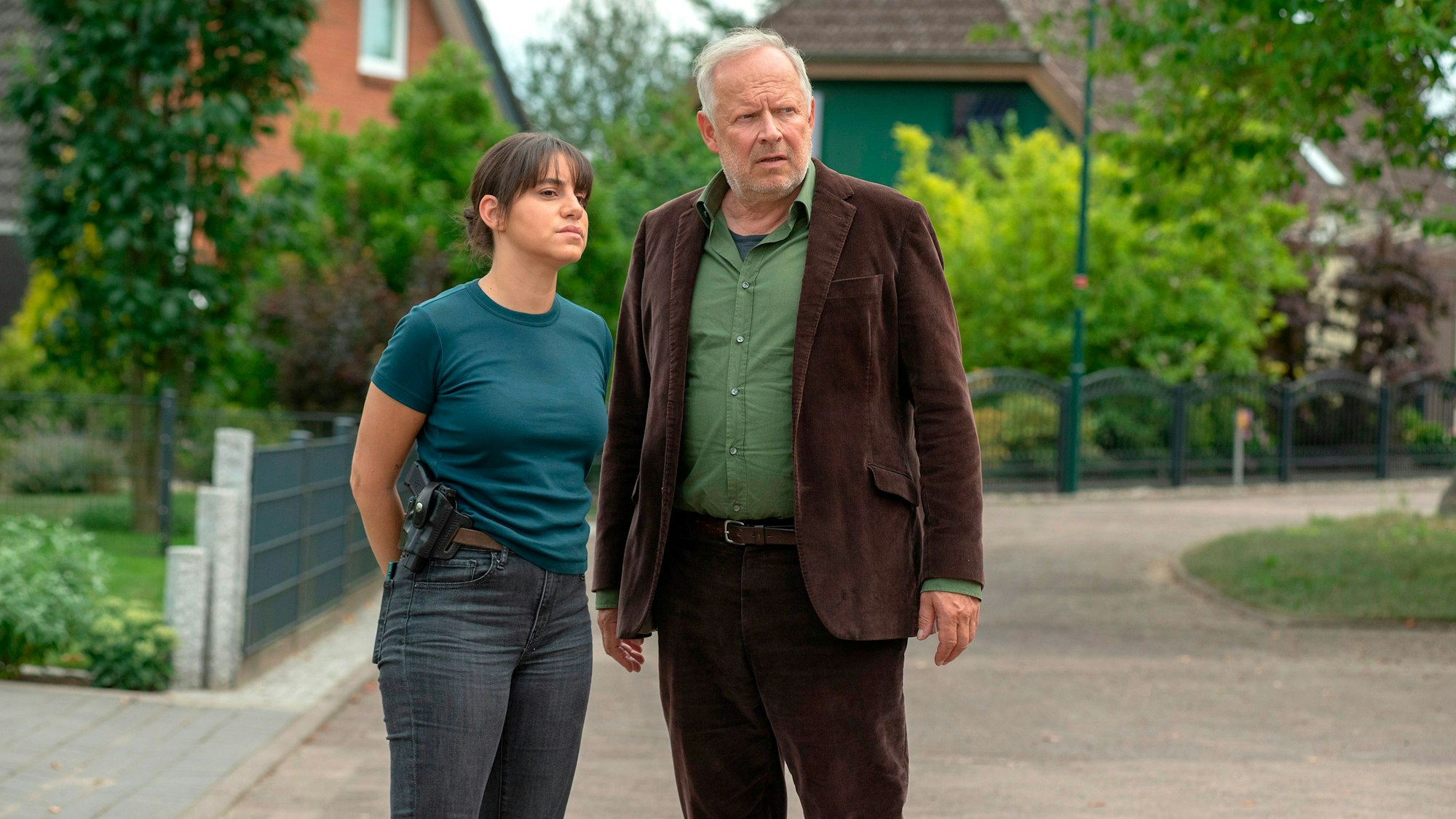Borowski (Axel Milberg) und Mila Sahin (Almila Bagriaçik) tauchen ab in die Dorf-Atmosphäre von Wacken.