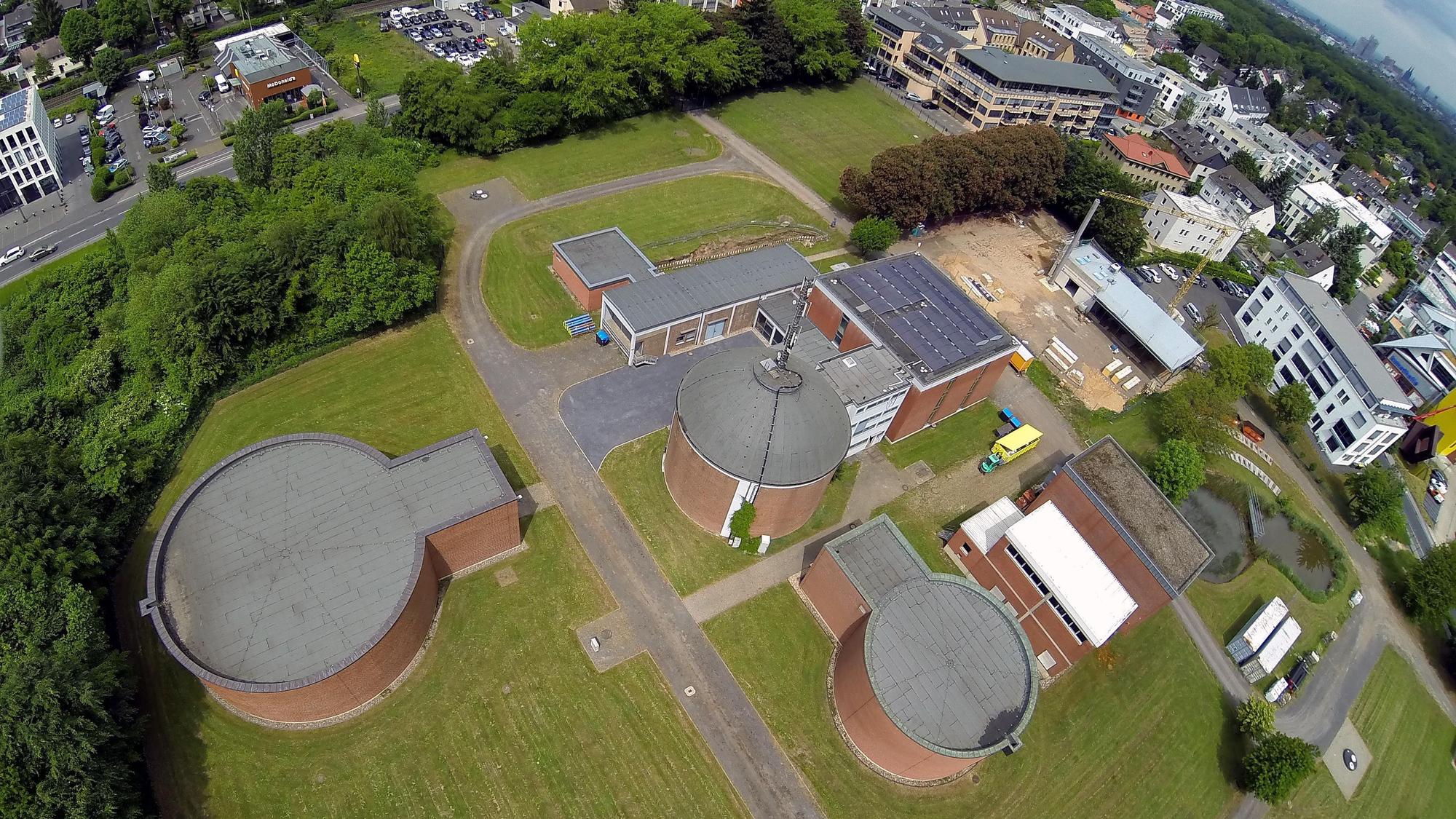 Ein Luftbild vom Wasserwerk in Efferen.