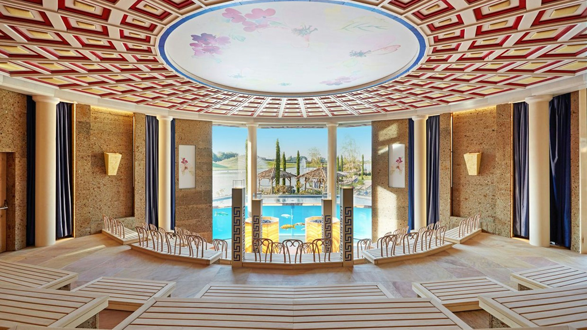 Die Koi-Sauna in der Thermen- und Badewelt Euskirchen.