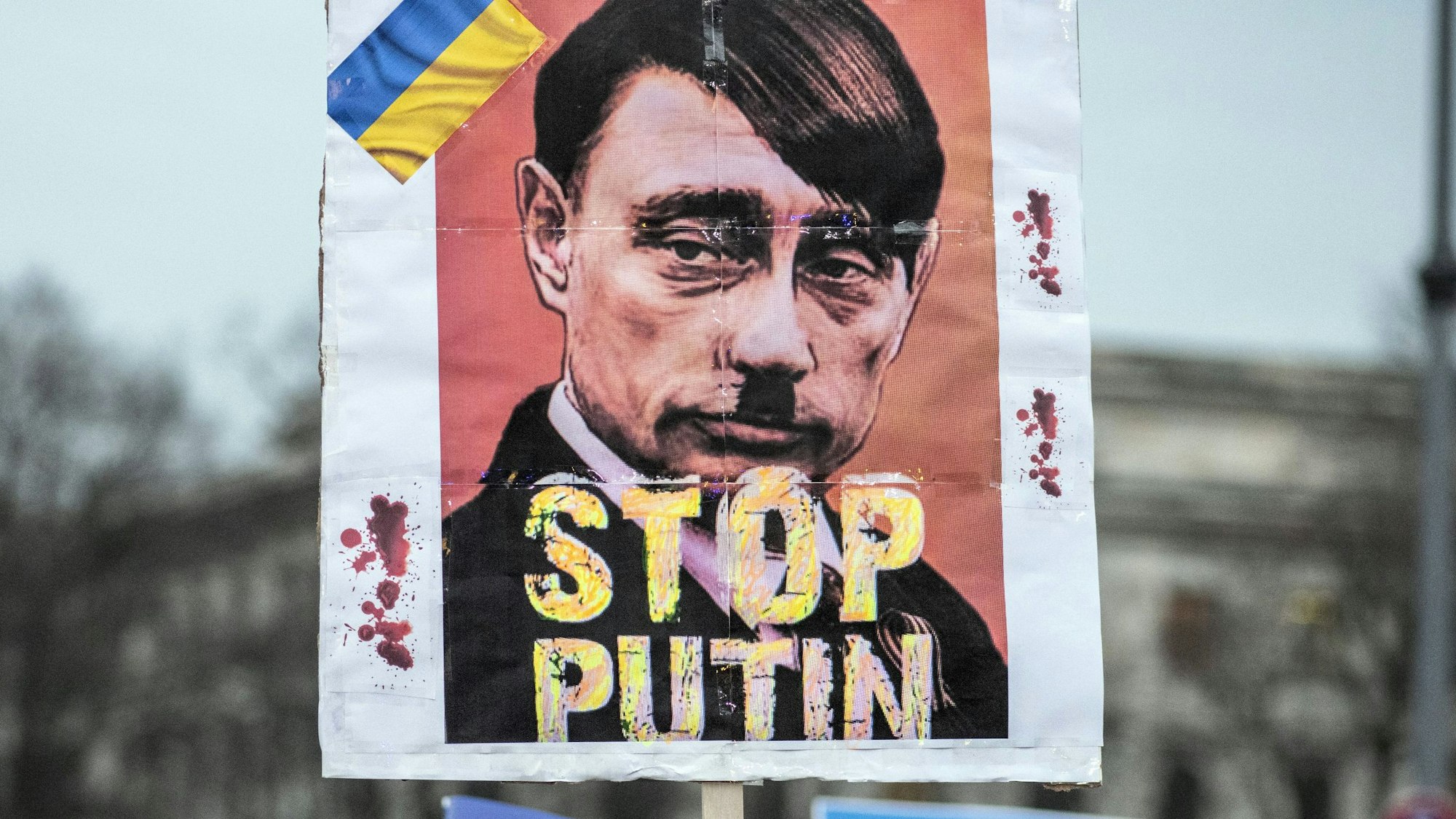 Bei einer Kundgebung in New York wird Wladimir Putin mit Adolf Hitler verglichen. Der Kremlchef teilt diese Gemeinsamkeit mit anderen internationalen Politikern. (Archivbild)