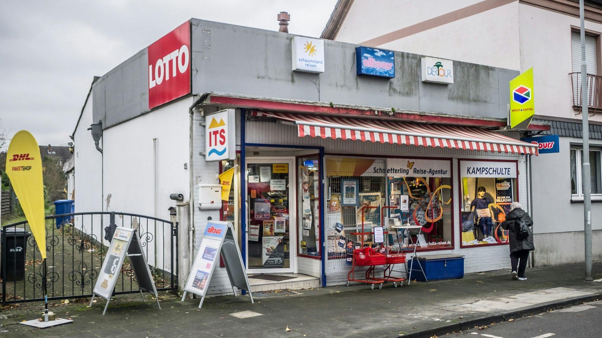 Der Kiosk Kampschulte an der Maurinusstraße: Ein Täter, der ihn aufgebrochen hatte, sitzt im Gefängnis. Foto: Ralf Krieger