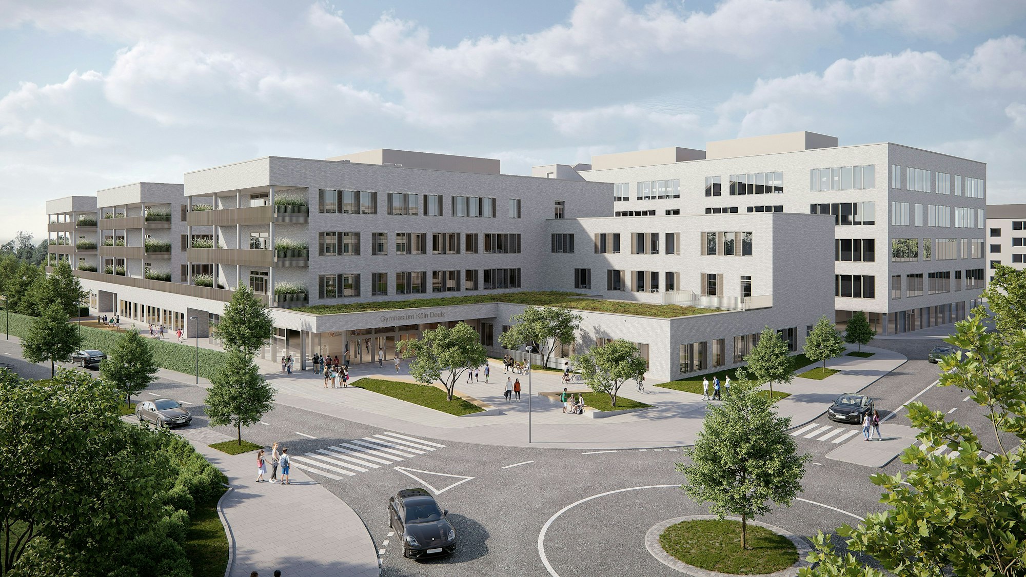 Das Modell der neuen Schule, hier als Entwurf.