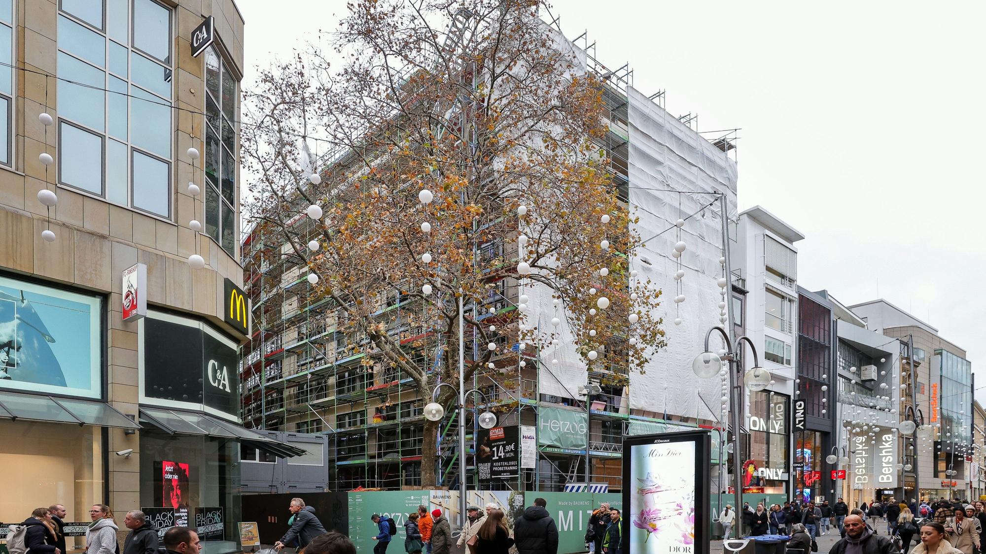 Das Gebäude an der Ecke Schildergasse/Herzogstraße.