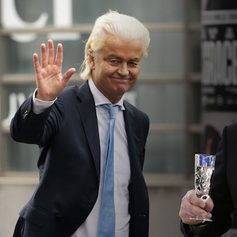 Geert Wilders und Wladimir Putin in einer Fotomontage.