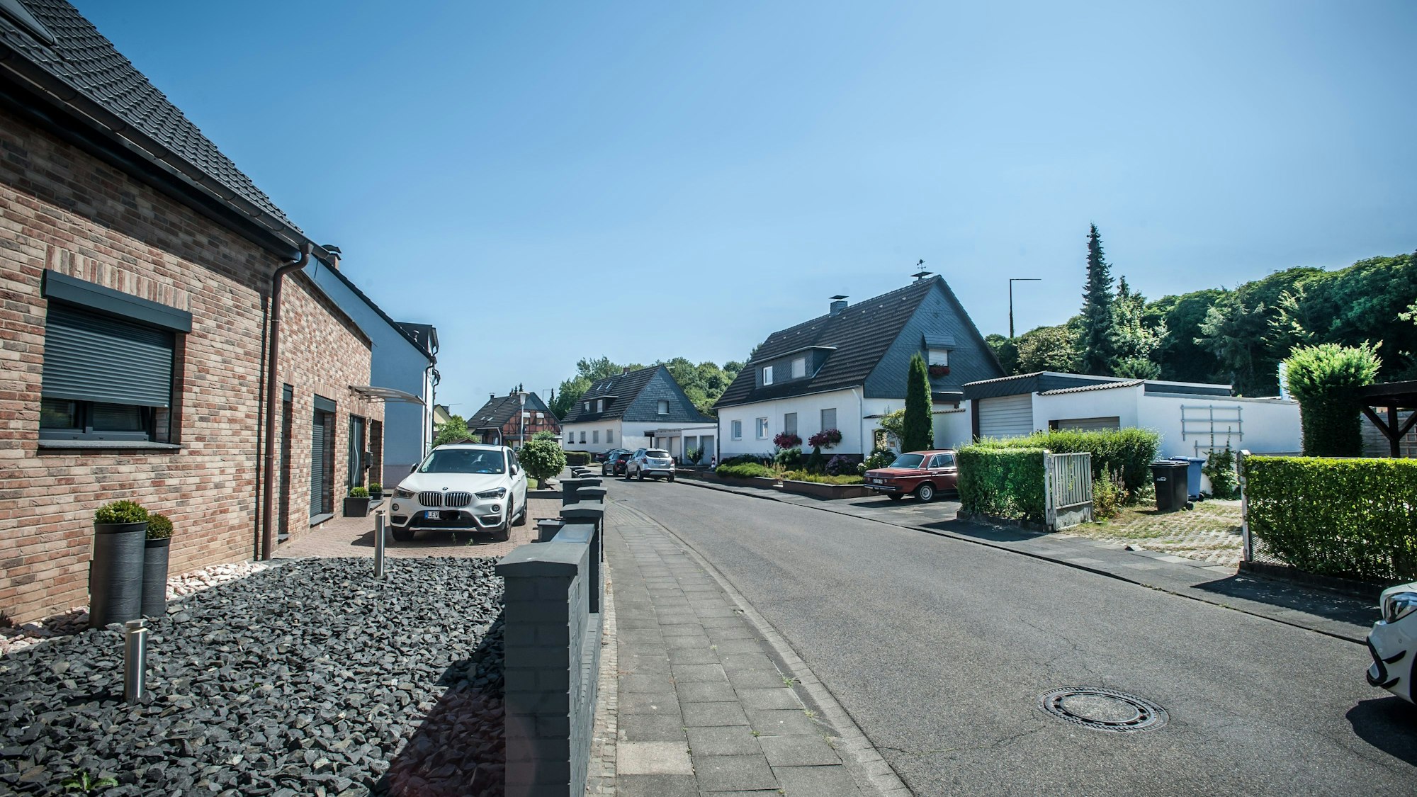 Die Leverkusener Gärten und ihre Gestaltung sind im Gespräch, hier die Straße Im Eisholz.