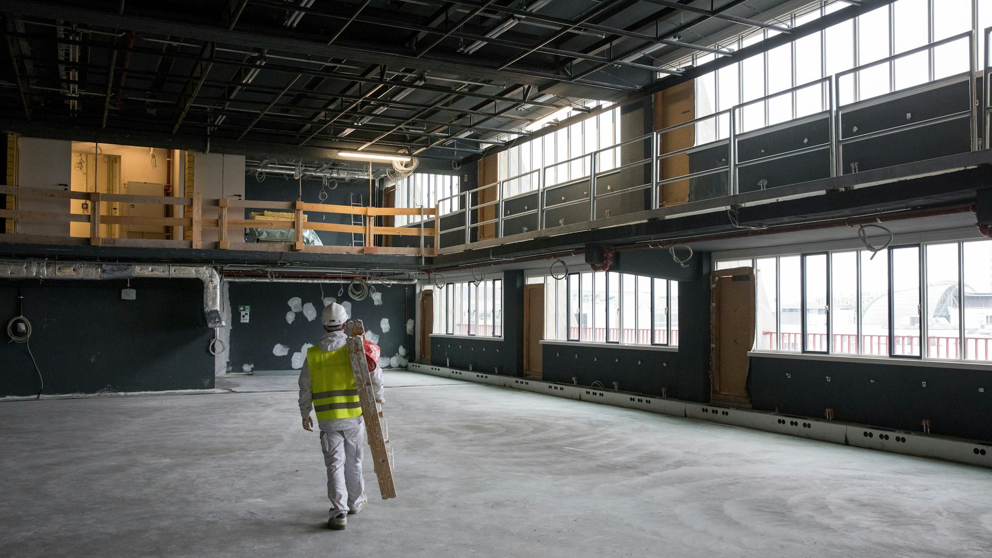 Eine Aufnahme von der Baustelle der Bühnen der Stadt Köln.