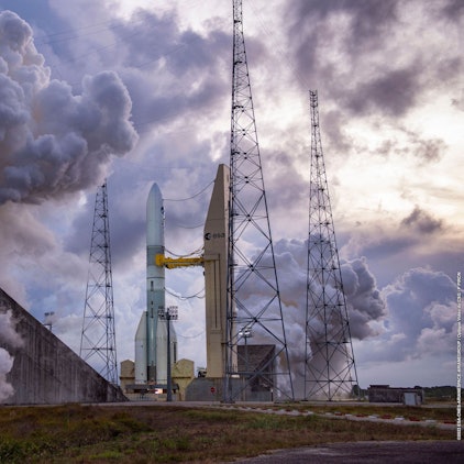Der Langzeit-Heißlauftest der europäischen Trägerrakete Ariane 6 am Weltraumbahnhof Kourou in Französisch-Guayana ist erfolgreich verlaufen.