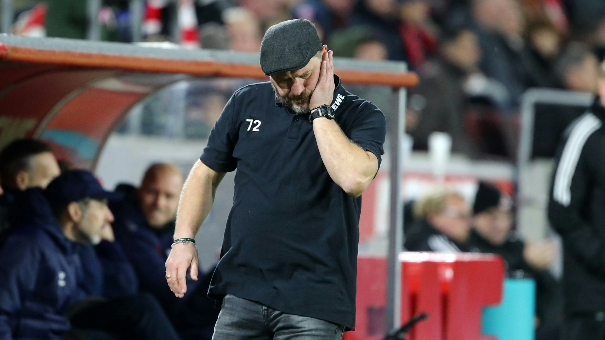 1.FC Köln vs. Bayern München, 12. Spieltag, 24.11.2023, 20.30 Uhr, Steffen Baumgart (1. FC Köln), Bild: Herbert Bucco