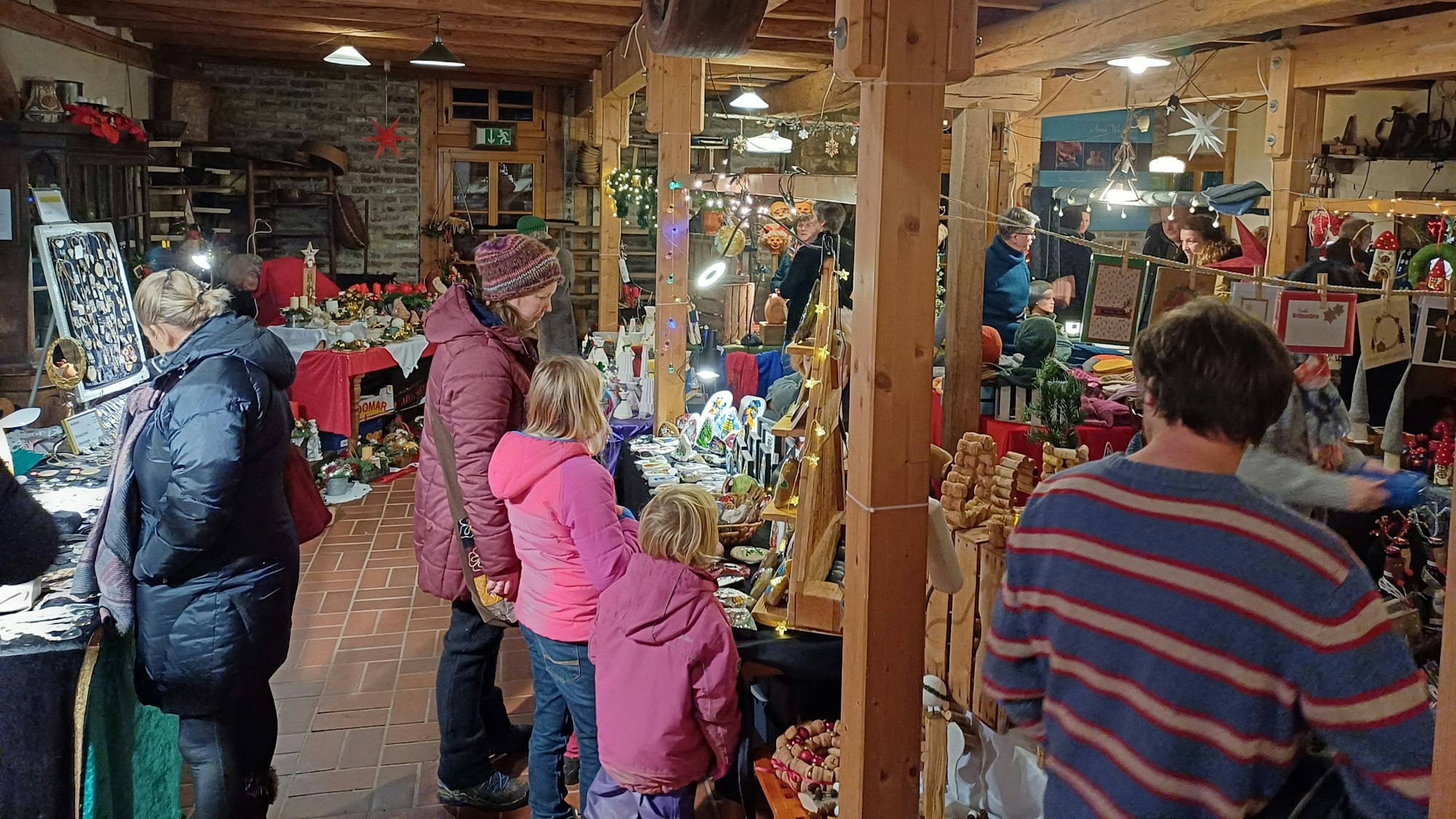 Die Innenräume der Mühle wurden auch 2023 für den Vorweihnachtlichen Markt genutzt.