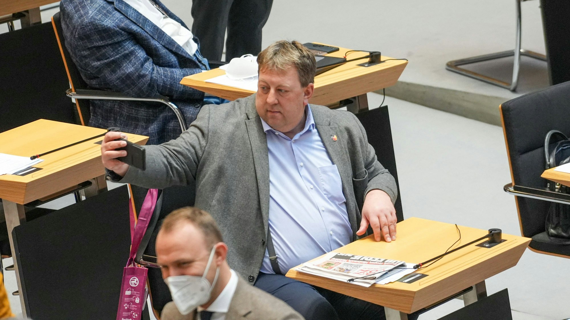 AfD-Politiker Gunnar Lindemann im Berliner Abgeordnetenhaus