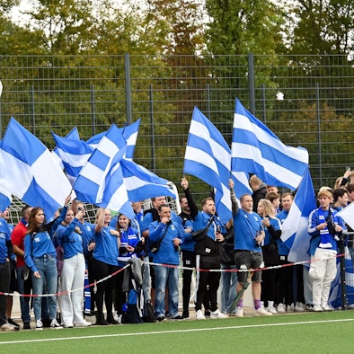 03.10.2023,-Fussball-Beregfrie Leverkusen-Deutz 05
Fans Bergfried Leverkusen
Foto: Uli Herhaus
