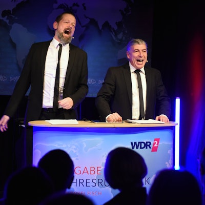 Das Comedy-Duo Onkel Fisch alias Adrian Engels (l.) und Markus Riedinger.