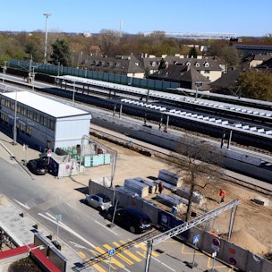 Luftbild Bahnhof Wiesdorf