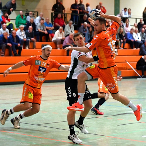 22.09.2023, Handball-Bergische Panter-Aldekerk
rechts: Justus Ueberholz (Panther)
Foto: Uli Herhaus